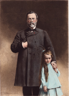 M. Pasteur and his Grand-daughter
from the painting by L. Bonnat